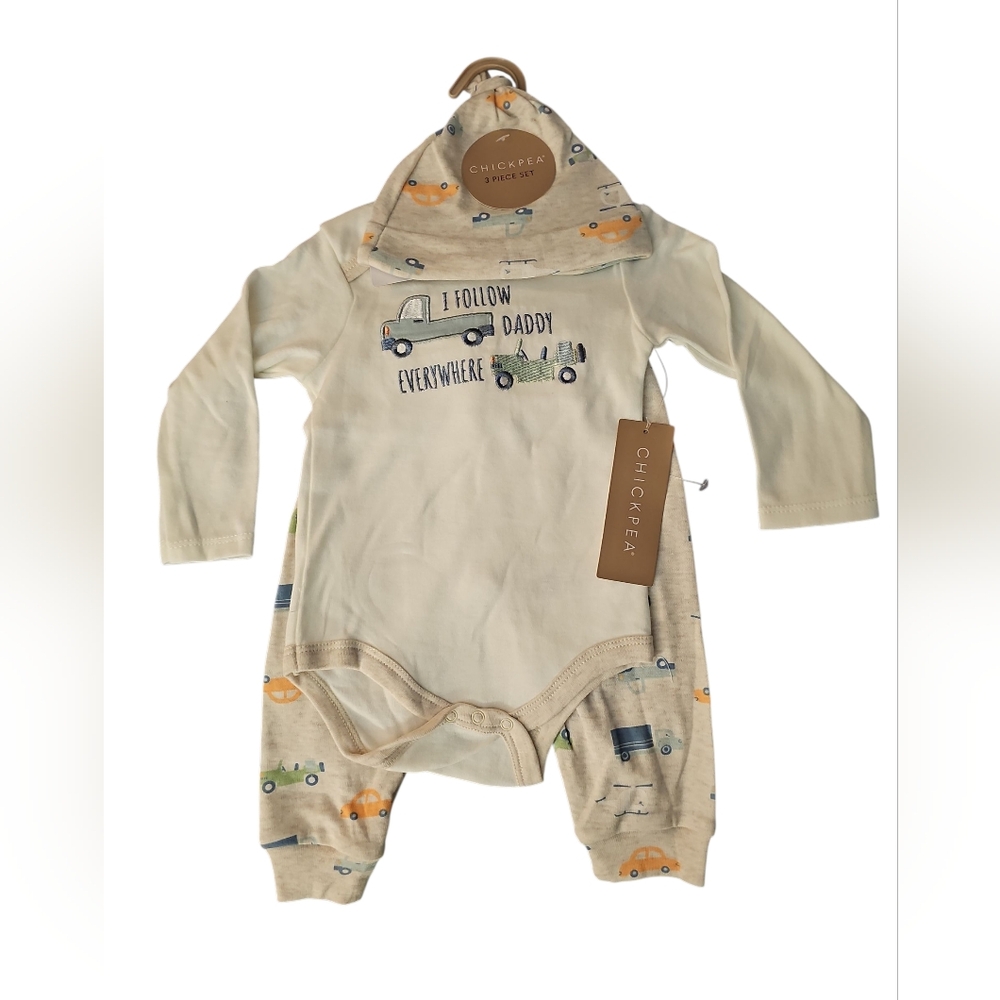 Chick Pea Baby Boy 3pc Set